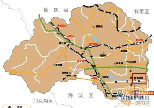 昌平区地图