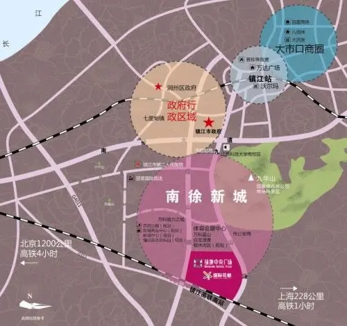 五轴,三带,两圈五"的规划出炉以来,南徐新城备受各界关注,成为镇江