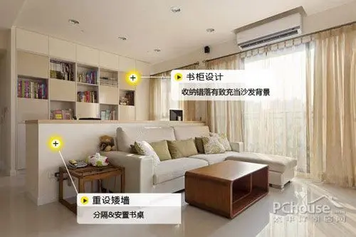 专业装修打造9:3招对比省钱靓丽背景家室墙-沙发内v专业户型色彩必读图片