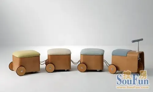 韩国迷你版的小火车造型椅:温馨儿童世界+-家