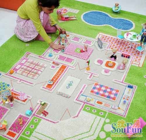 PlayRugs地毯玩具 灵活开动孩子的左右脑 -家居