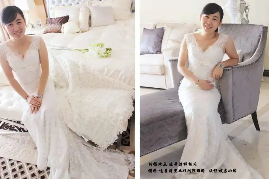 婚纱清新美景图片