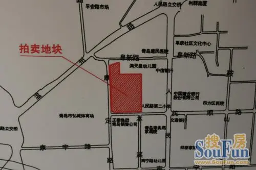 四方抚顺路地块底价成交 青岛信达举牌1次竞得