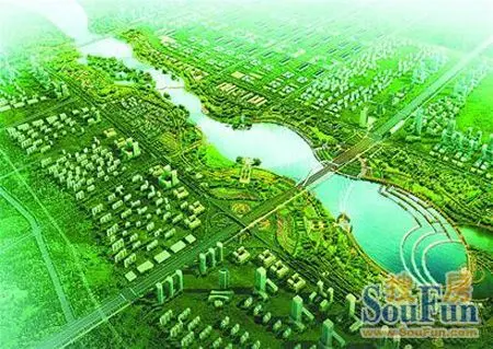 绣源河改造工程提升区域价值; 规划图