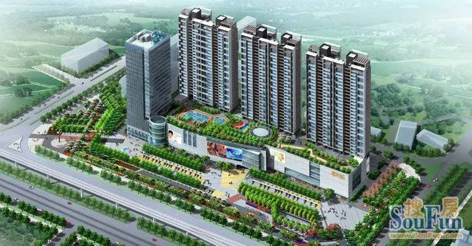 地铁口现房特惠15万 龙岗地铁物业摩尔城搜房