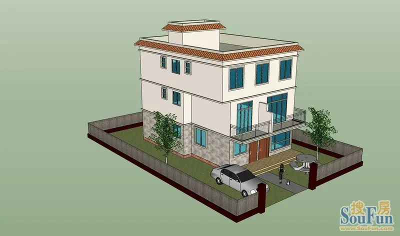 农村三层房屋设计图