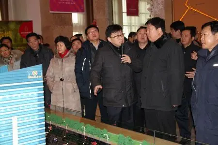 哈市政府,香坊区政府领导冒雪视察哈尔滨永泰城