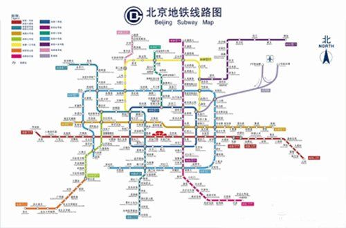 【北京全图】北京公布最新线路图 10号线可选全线或区间
