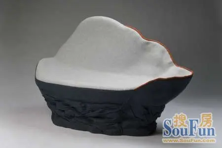 瑞典设计师作品 夸张的牡蛎双座公共沙发设计 瑞典设计师作品 夸张的牡蛎双座公共沙发设计