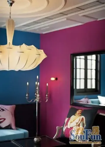 上海Yucca墨西哥餐厅设计:大胆撞色时髦摩登