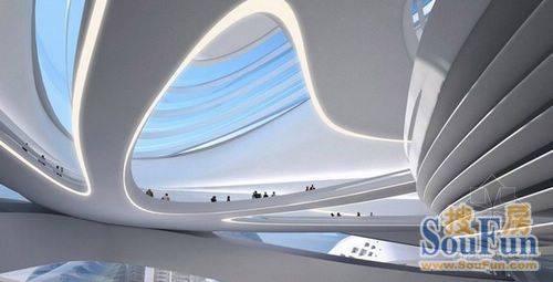 扎哈哈迪德 设计长沙梅溪湖国际文化艺术中心