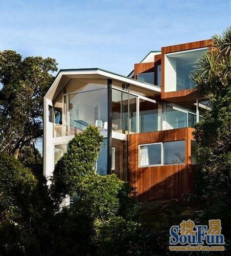 家居频道 新闻详情  这间新西兰海景房设计,从外观上看似乎有些怪异