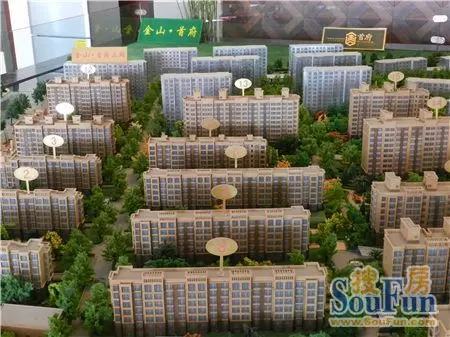 金山首府三期沙盘示意图