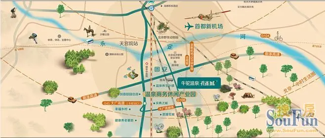 花香庭院一户一汤泉 笨笨一探访牛驼温泉孔雀城
