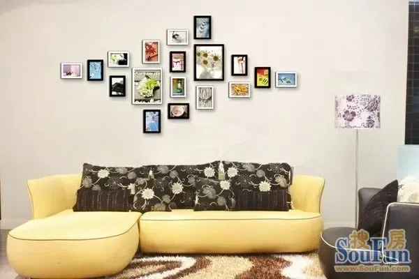 <em>照片</em>墙<em>装修</em>效果图大全2013 客厅<em>装修</em>巧妙搭配