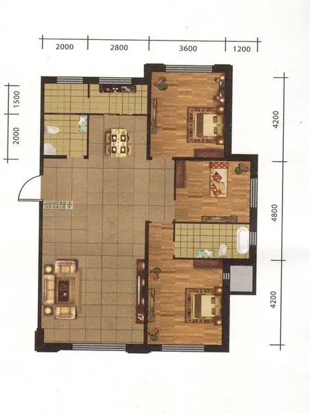 鑫城广场 三款经典大户型每平6500元起