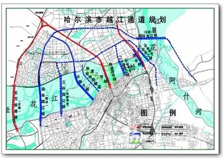 目前,松北区开辟区域内线路3条,调整延伸跨江线路6条,规划建设多处