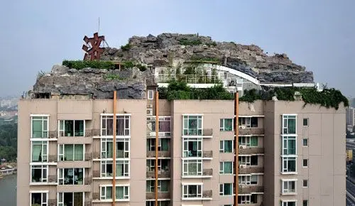 北京违建楼顶别墅细节一百五十别墅平方米图片