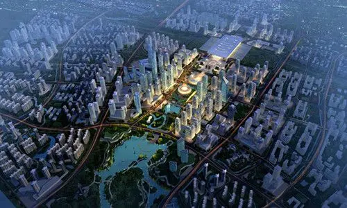 从占地247亩的成都龙之梦新城,到集总部经新客站城际商旅城效果图