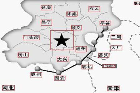 到北京南站仅需15分钟车程,京津高速,京津塘高速,103国道,八通线等图片