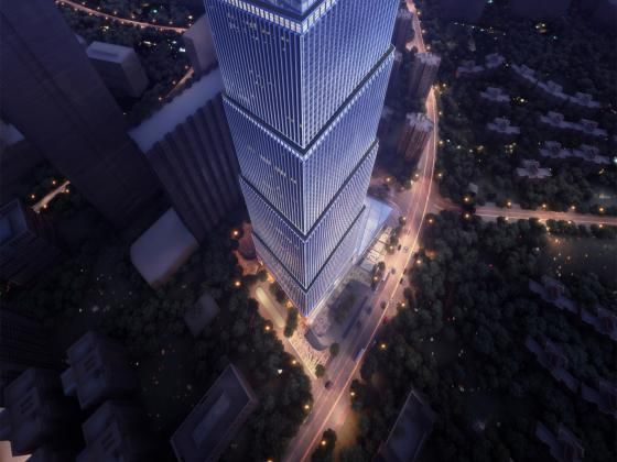 广西南宁北部湾银行大厦建一座空中花园城市-