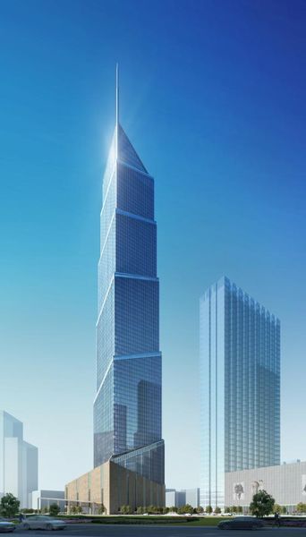 广西南宁北部湾银行大厦建一座空中花园城市-