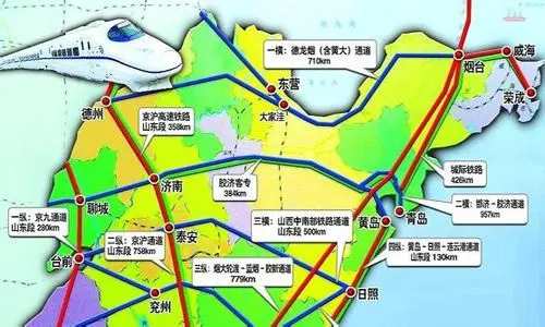 3亿元,工期3年零6个月,为客运专线铁路,正线数目为双线,途经青岛,烟台