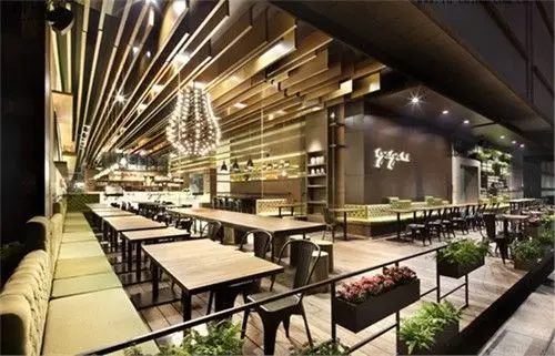 新的室内设计概念模糊边界:深圳Gaga鲜语餐厅-设计师频道-搜房装修家居网