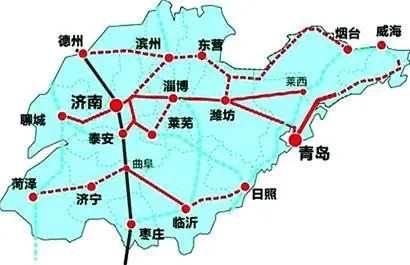 青岛将增三条城际铁路 济青客运专线近期规划