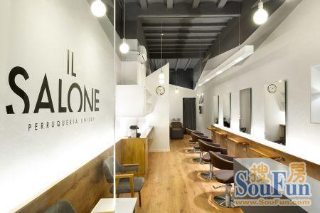 IL SALONE美发店室内设计:穿梭时光的质地感