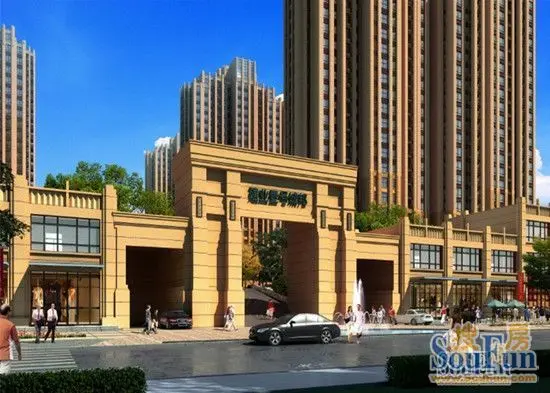 建业壹号城邦效果图