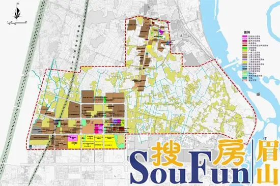 眉山城市北部新城控制性详细规划和城市设计