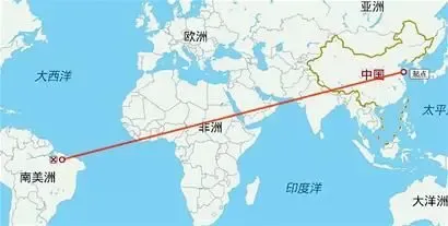 青岛公路有多长 连接起来到巴西(图)