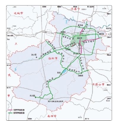 区域整合:构筑洛阳市区与偃师,吉利,伊川,宜阳,新安之间的半小时交通图片