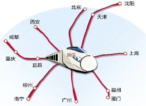 铁路部门明天开启新一轮铁路大调图,武汉将首次开行直达重庆,成都的