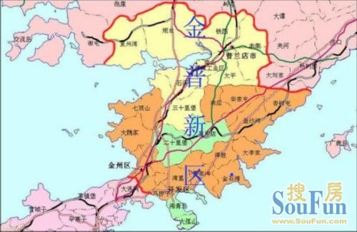 大连金普新区位于辽宁省大连市中南部,范围包括大连市金州区全部行政