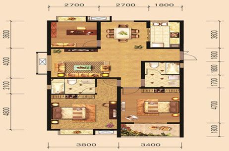 宁泽园g6方正大户型 改善性住宅首选