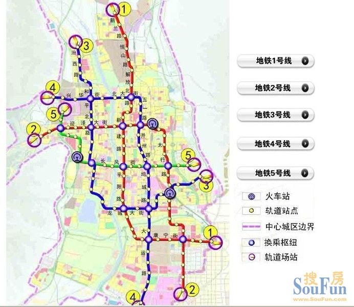 太原1-10号线"地铁盘"全面汇总 最低5500元起