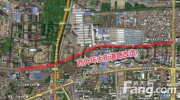 西外环大街的建设范围是从西中环路至西机路,全长 2483.