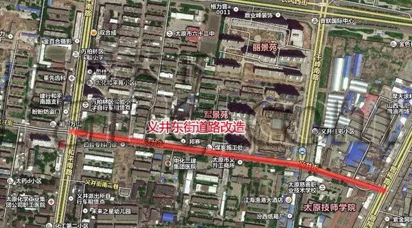 太原西外环路 义井街小井峪街道路改造(组图)