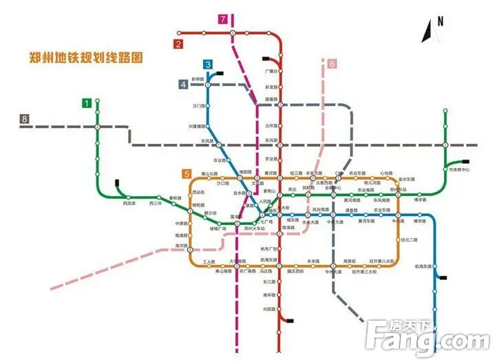 目前,郑州地铁1号线已经投入运营,地铁1号线二期已于今年7月份开始
