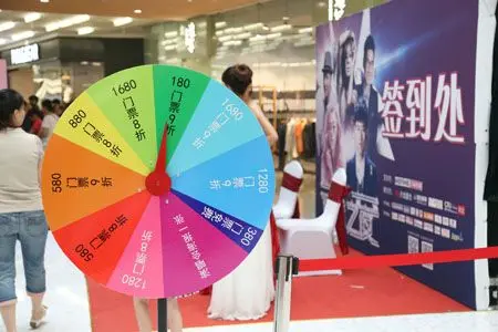 现场大转盘抽奖活动