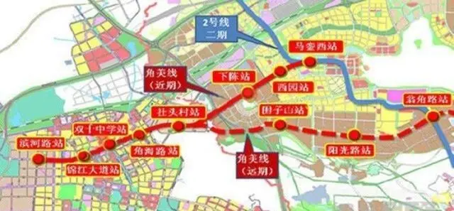 厦门地铁2号线实时进展 角美延伸段8站点曝光