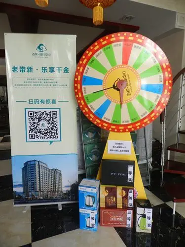 9月6日,7日,8日到访售楼处的新业主即可参与幸运大转盘的抽奖活动,老