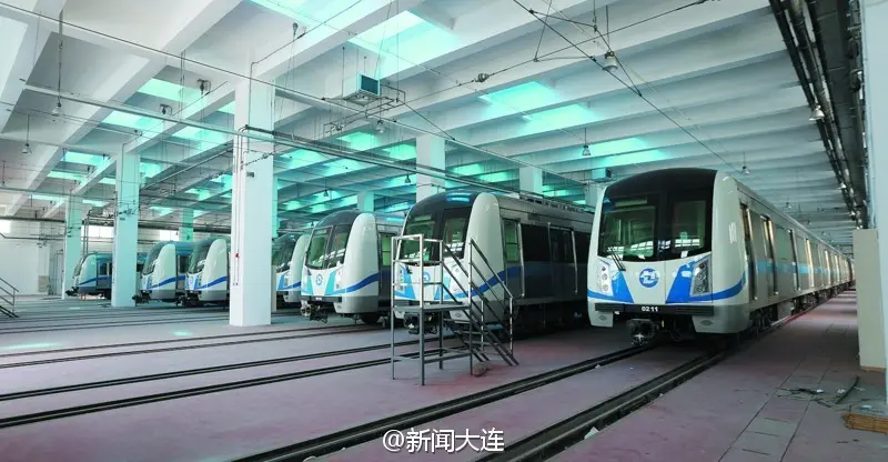 大连地铁实景图
