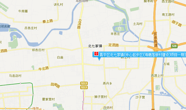 北京市昌平区北七家镇地块