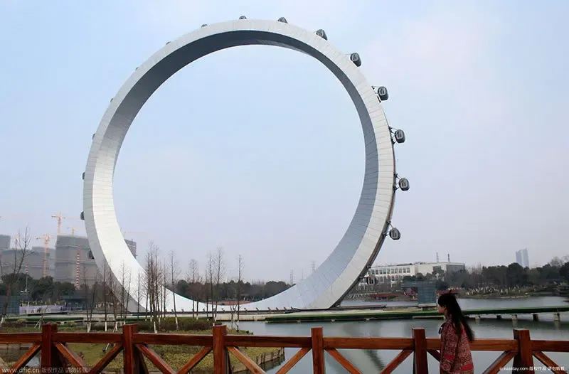 5亿建世界大摩天轮 长期闲置(图)