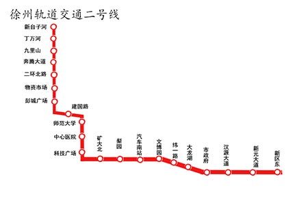 据了解,徐州地铁2号线为西北