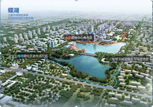 汇龙镇商业生活中心  城市规划向南发展,一直延伸至沿江地区形成新