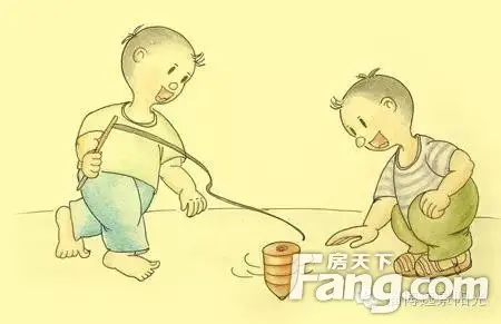 《抽陀螺》